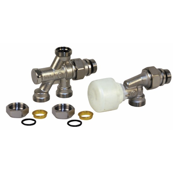 Corps thermostatisable 4 voies R436TG vanne de radiateur Giacomini R436X062 1/2 x 16mm