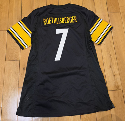 Nike PITTSBURGH STEELERS Ben ROTHLISBERGER #7 Team NFL Women's Football Jersey M
