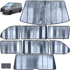 Sonnenschutz Verdunklung 8-teilig faltbar für VW Bus Transporter T6.1 ab 2019