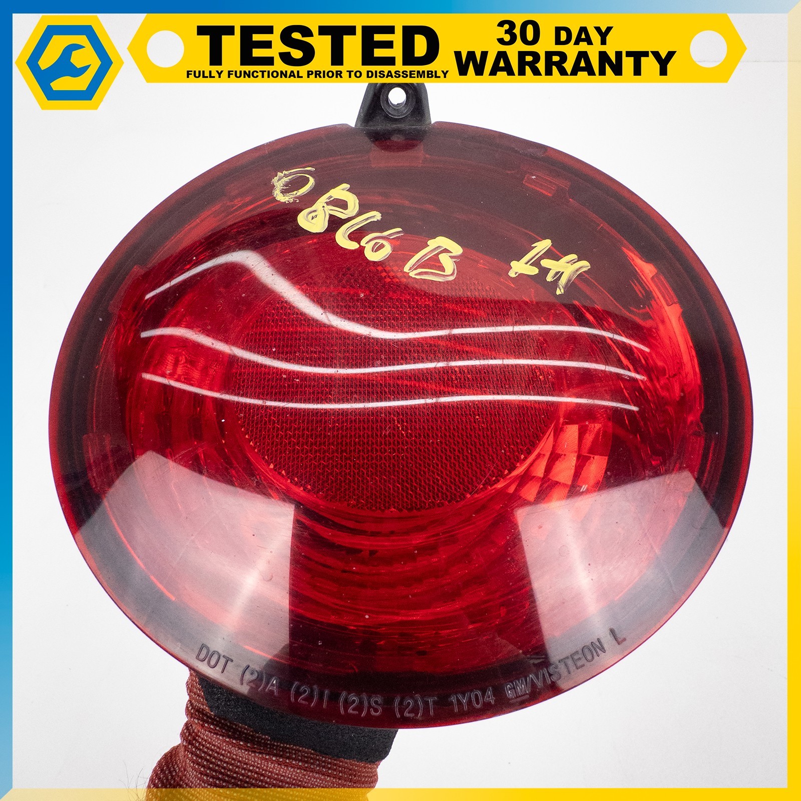 05-13 CHEVROLET CORVETTE C6 REAR LEFT RIGHT INNER OUTER TAIL LIGHT ASSEMBLY OEM