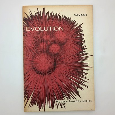 Evolution Biology Science Paperback Book Jay Savage 1963