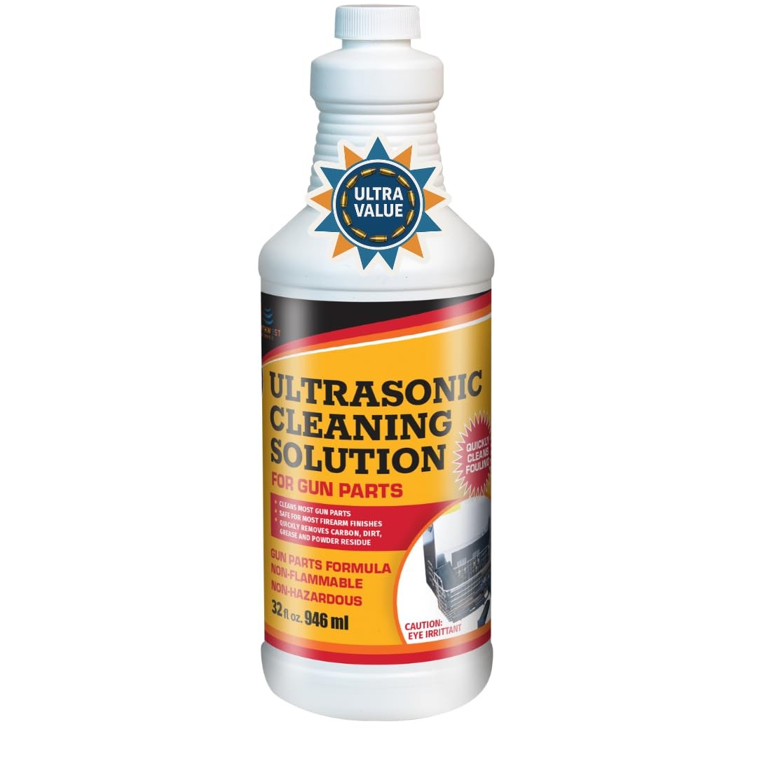 UltraSonic Gun Cleaner Solution for Parts Cleaning, Quart (32oz) 