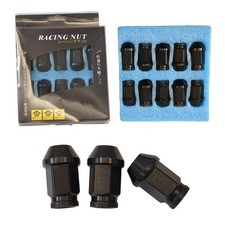 20 Pcs Aluminium Alloy Lug Nuts Set M12x1.5 / M12x1.25 40mm Racing Wheel