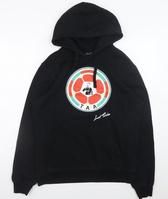 Schwarzer Pullover Hoodie Herren UK Größe L L Lost Soles