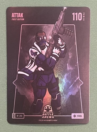2025 Bo Jackson Battle Arena BATTLE FOIL STEEL #BF-268 ATTAK Dak Prescott