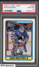 1990 O-PEE-CHEE OPC Hockey #330 Mike Richter Rangers PSA 10 GEM MINT