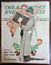 The Saturday Evening Post April 27, 1940 Norman Rockwell "Census" Whole Magazine