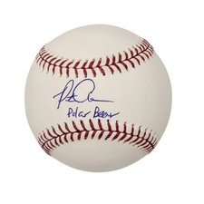 Pete Alonso Signed New York Mets OMLB Baseball W/ Polar Bear MLB Authenticated