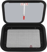 22"W x 15"H Push Out RV Exit Window Emergency w/ Removable Screen DOT Certified