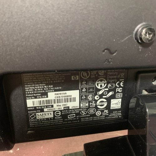 Compaq WF1907 19" Monitor - Picture 5 of 9