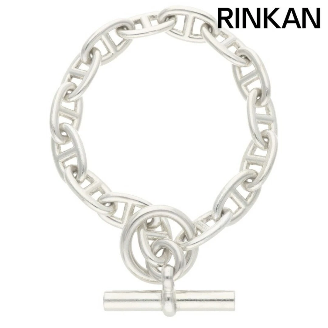 HERMÈS Hermes Chaine d'Ancre GM Sheine Caviglia Argento Bracciale Uomo 15LINK Usato2de