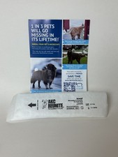 AKC REUNITE MICROCHIP 15-DIGIT PREPAID REGISTRATION COLLAR TAG DOGS CATS