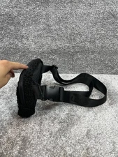 Lole Bags Womens Size Small Black Fleece Outer Zip Pocket Adjustable Waist Belt