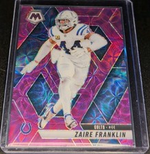 2025 Panini Mosaic Zaire Franklin Purple Scope #41 Saints