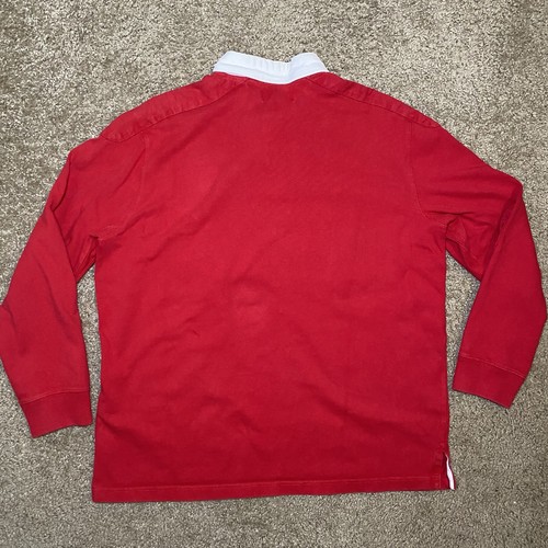Vintage Polo Ralph Lauren Rugby Shirt Mens Size L Red Long Sleeve Elbow Patches by Ralph Lauren, Size L, $50 - Photo 6