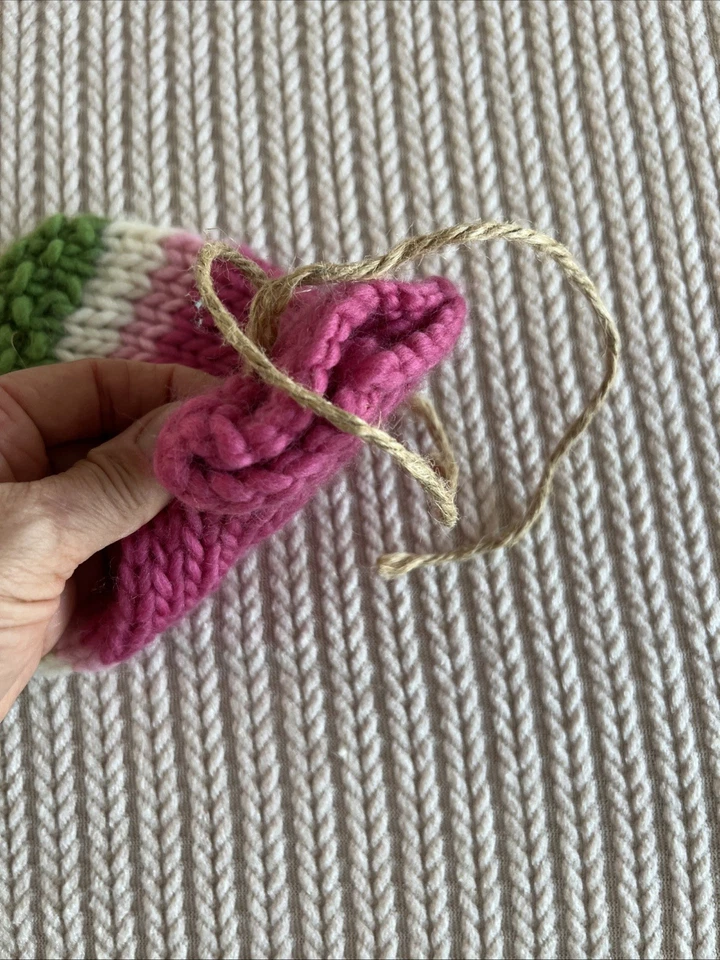 Ручной работы новорожденного младенца фотографии бутик ремесленник реквизит вязаный арбуз шляпа - Изображение 4 из 4