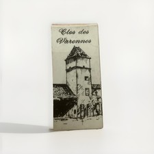 Boîte d'allumettes vintage Clos des Varennes Saumur-Champigny Collection 