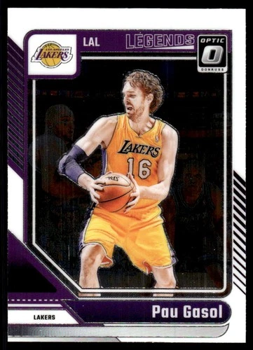 Pau Gasol 2024-25 Donruss Optic #234 Lakers NBA READ FREE SHIPPING AutographDen