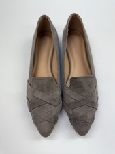 Women's Low Block Heel Flat Shoes with Pointed Toe Breathable Comfort