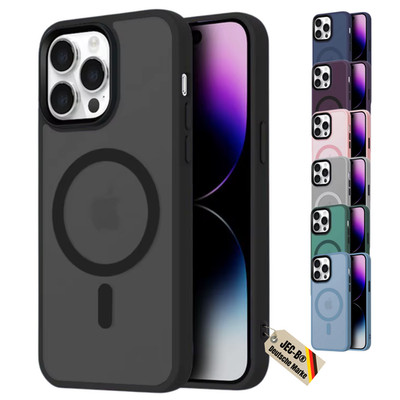 Hülle iPhone 17 16 15 14 13 12 11+ Pro Max Air MagSafe Handy  Magnet Case Jec-B 