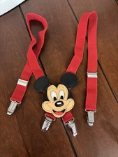 Vintage Mickey Mouse Kid's Suspenders