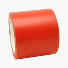 JVCC Colored Vinyl Tape (V-36): 4 in. (96mm actual) x 36 yds. (Red)