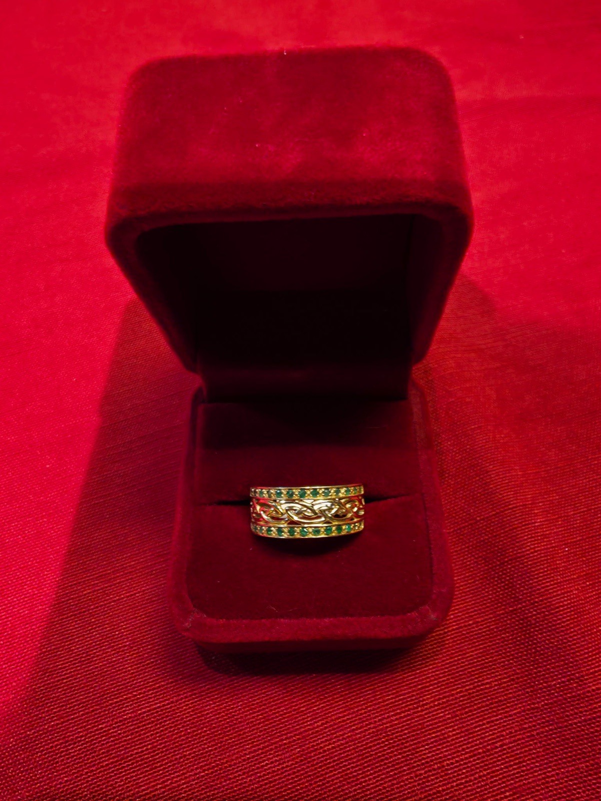 Emerald Ring 14K - image 2