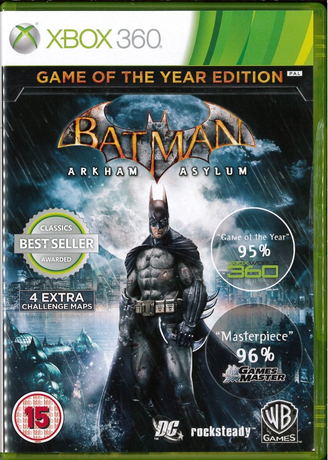 Batman Arkham Asylum (Game of the Year Edition) (Xbox 360) (New)