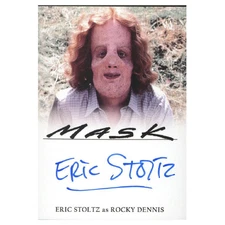Eric Stoltz Signed Custom Trading Card The Mask Autographed Zobie COA