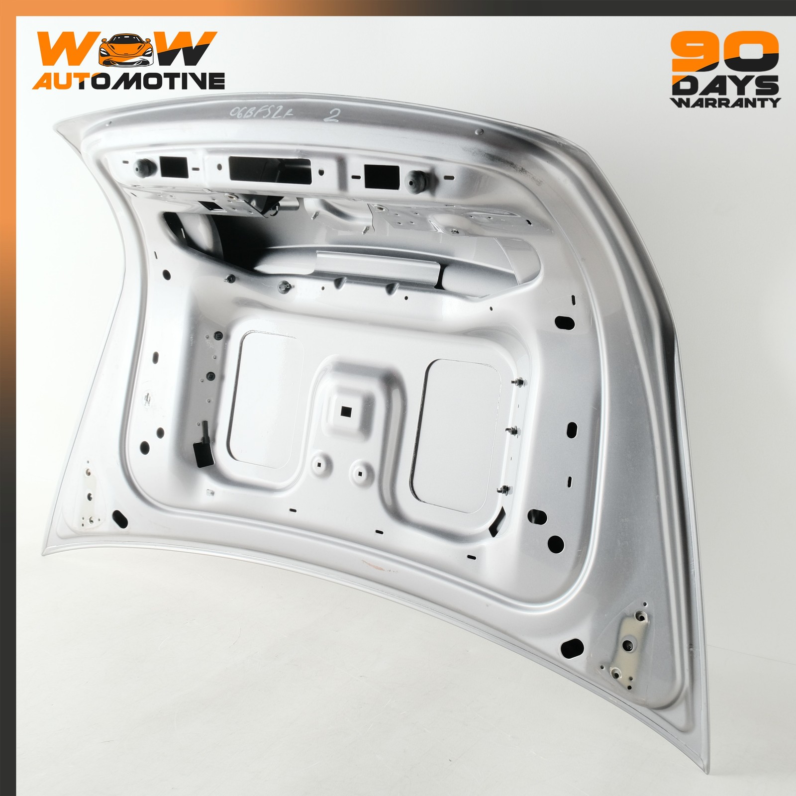 06-13 BENTLEY CONTINENTAL FLYING SPUR TRUNK LID PANEL SILVER TEMPEST METALLIC OE