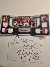 Patrick Mahomes 2020 Panini Playbook Vault Booklet Auto ,Player Worn Patches /10