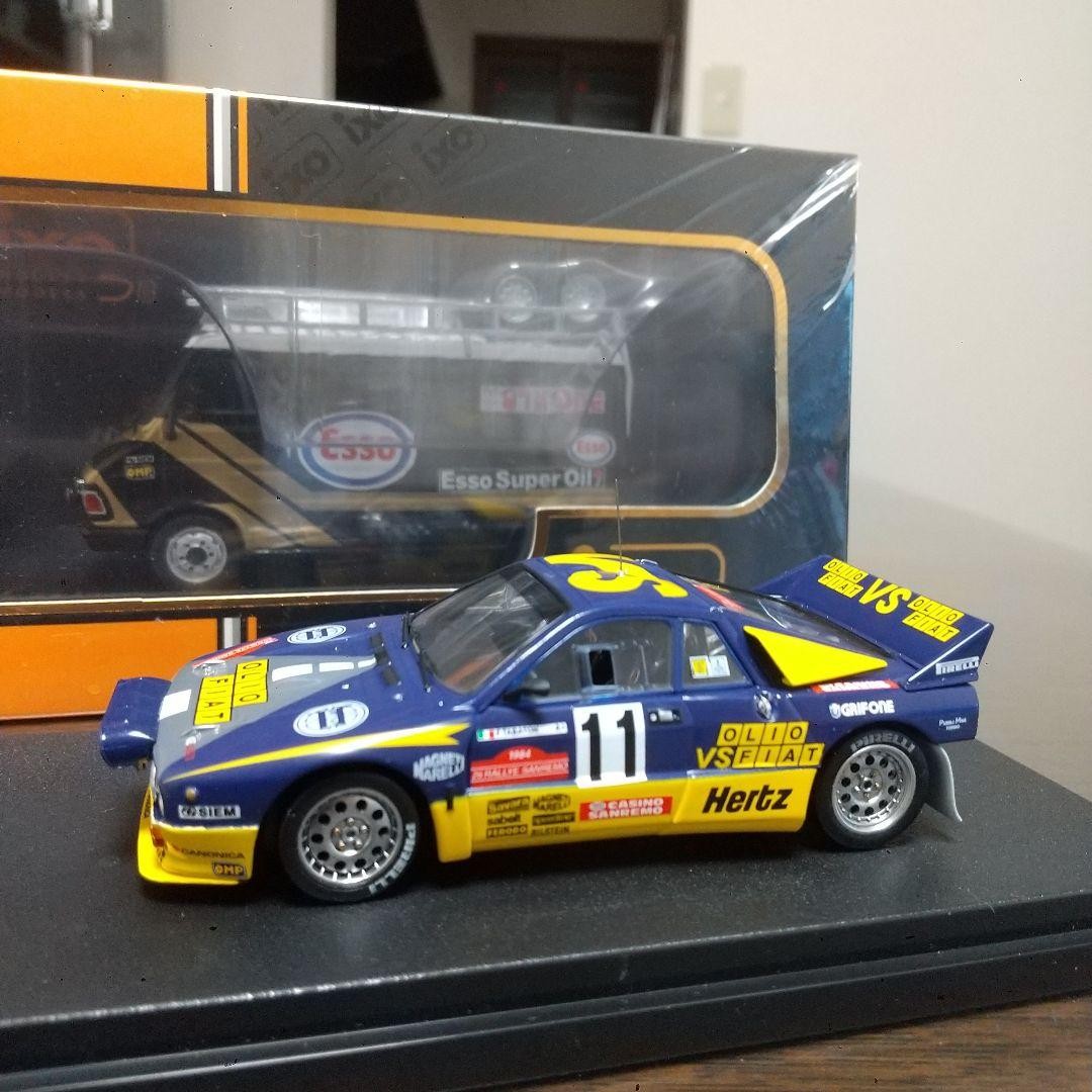 1/43 HPI Lancia RALLY 1984 Sanremo / IXO FIAT 242 AssistenzaEsso Grifone 1986 1