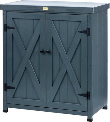 #ad #ad Outdoor Storage Cabinets Weatherproof for Patio Garden Work Bench with Shelves $181.97