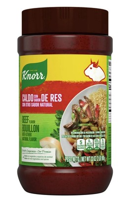 Knorr (2 Pack) Shelf-Stable Granulated Beef Bouillon Seasoning, 2.0 lb Jar