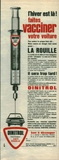 Vintage Advertising Dinitrol Anti Rust Treatment Car Magazine Issue 1971