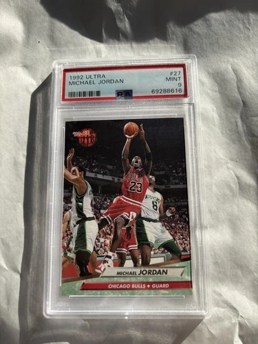 Fleer 1992-93 Ultra Michael Jordan Chicago Bulls Base Set #27 PSA 9 Card