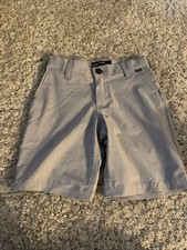 Boys Hurley Hybrid Shorts Gray Youth Size 7/8