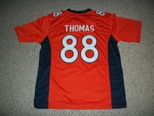 DEMARYIUS THOMAS Unsigned Custom Denver Orange Sewn Football Jersey Sizes S-3XL