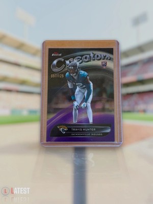 2025 Topps Finest Creators Travis Hunter Purple /125 RC #CR-14