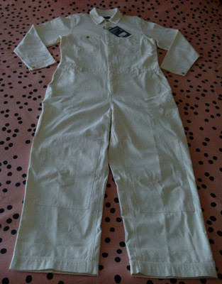 SALE! NWT Finisterre ''Moffat'' Textured Cotton Jump/Boilersuit - Size 14UK