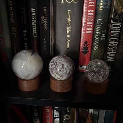 Crystal Sphere Set with Three Spheres