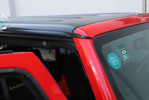 For Jeep Wrangler JK 2011-17 Black Roof Rainwater Shield Diversion Channel Slot - Bild 3 von 11