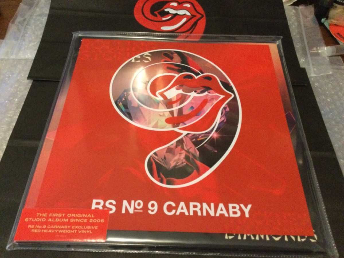 THE ROLLING STONES HACKNEY DIAMONDS RS N9 RED VINYL LTD NEW