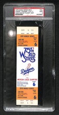1978 World Series Game 6 FULL Ticket 