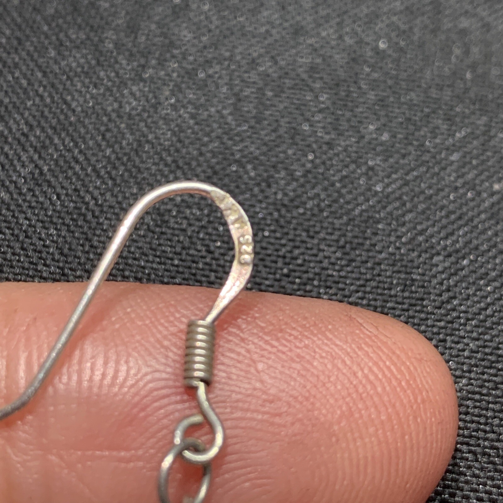 sterling silver Multi  dangle earrings - image 3