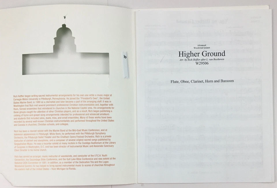 Higher Ground Advanced Woodwind Quintet Sheet Music Rich Heffler Music - Image 2 of 4