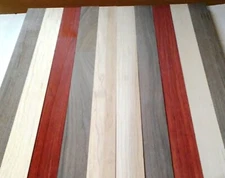 3/4" x 2" x 12" - 2 PADAUK 4 Walnut 4 Maple Wood DIY Cutting Boards Trivets