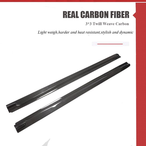 For BMW F15 X5M F85 F16 X6M F86 2014-2018 REAL CARBON Side Skirts Lip BODYKIT - Afbeelding 10 van 15