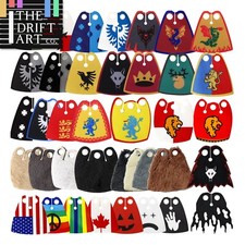 Medieval Officer Cape Lion Knights Fur Cloak For LEGO Building Blocks Brick Toy