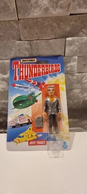 Vintage Thunderbirds Jeff Tracy Matchbox RARE New 1993 Sealed MOC - Photo 1/2